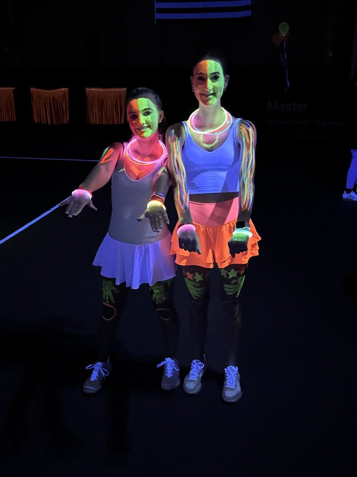 Themed glow night event at Forward Pickleball